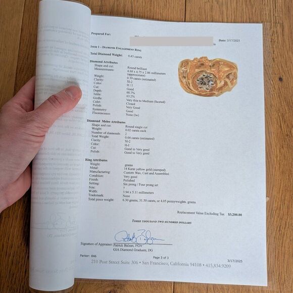 Vintage 14K Gold Brutalist Diamond Ring | Custom Artisan Cast | 0.43ctw | Size 7 - Picture 16 of 16